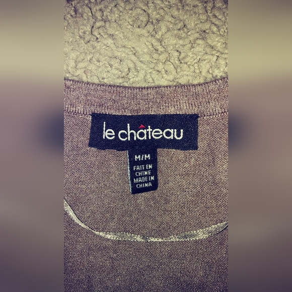 Le Chateau bodycon scoop neck top - Picture 2 of 4